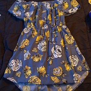 Off the shoulder dress